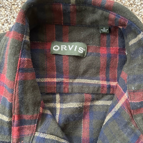 Orvis Men’s Flannel - plaid, size XL - Picture 2 of 2